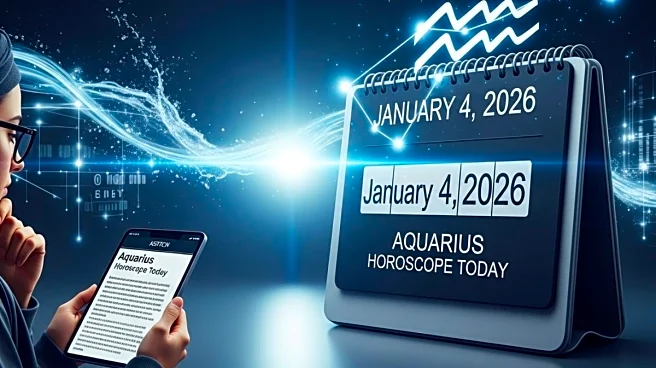 Aquarius Horoscope Today, January 4, 2026