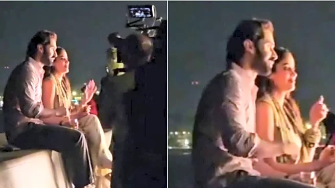 Janhvi Kapoor And Lakshya Begin Shooting For Lag Jaa Gale? Their Video From Marine Drive Goes Viral