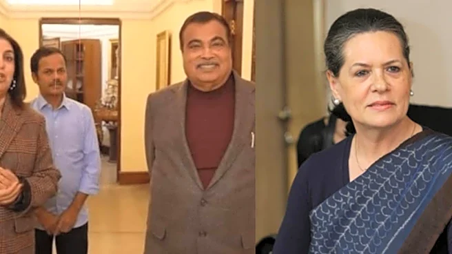 Did Nitin Gadkari Share Sugar With 'Neighbour' Sonia Gandhi? Farah Khan’s Question Sparks Laughter