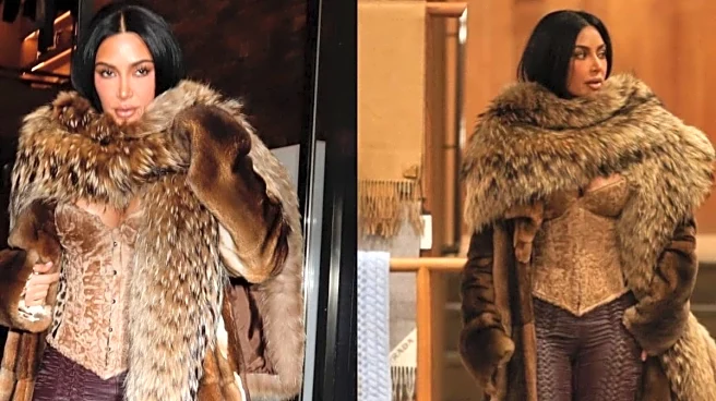 Kim Kardashian Rings In The New Year With Retro Drama In Ludovic De Saint Sernin