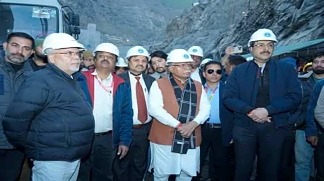 Manohar Lal Reviews Hydropower Projects During J&K Visit Amid Indus Treaty Freeze