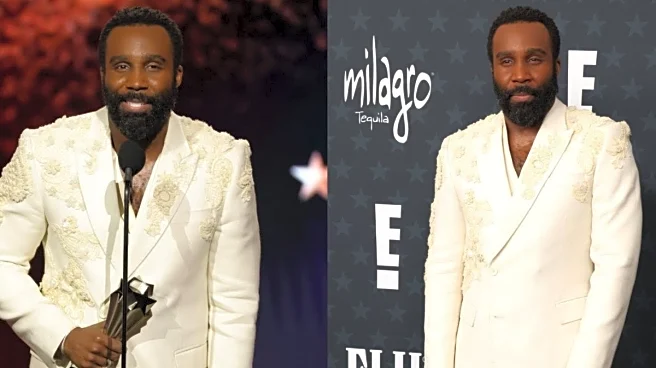 Severance Actor Tramell Tillman Wears Custom Anamika Khanna Suit At Critics Choice 2026