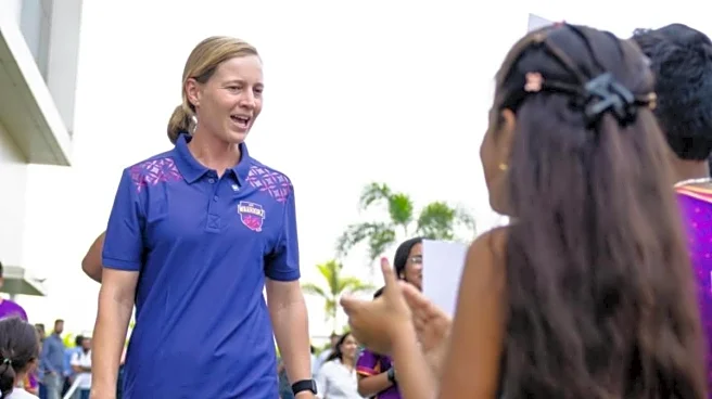 UP Warriorz Welcome Captain Meg Lanning With Surprise From Young Fans