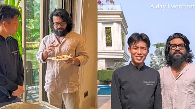 Ram Charan Hosts Japanese Chef Takamasa Osawa At Home For Special Biryani Night With Upasana