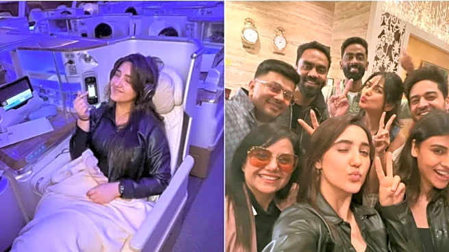 Bigg Boss 19's Ashnoor Kaur Reunites With Gaurav Khanna, Pranit More, Awez, Malti As They Head To Dubai | PIC