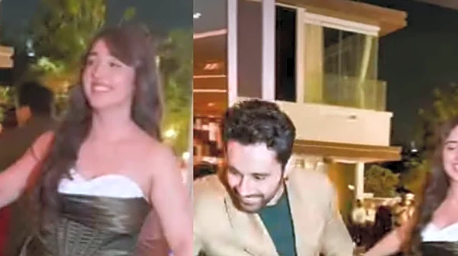 Ashnoor Kaur, Awez Darbar And Abhishek Bajaj Enjoy Pool Time In Dubai