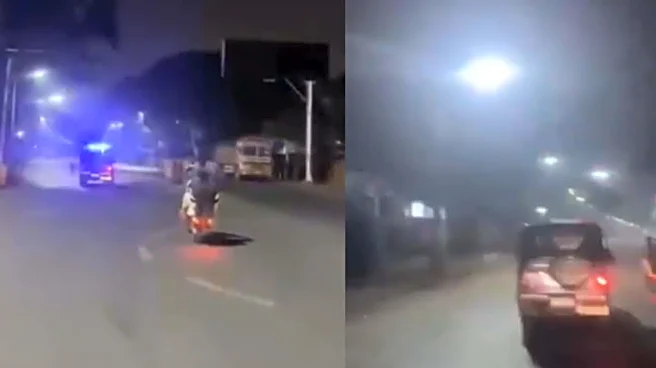 Youths Perform Wheelies In Front Of Police In Mysuru: ‘Nobody Gives A S*** About Law And Order Anymore’
