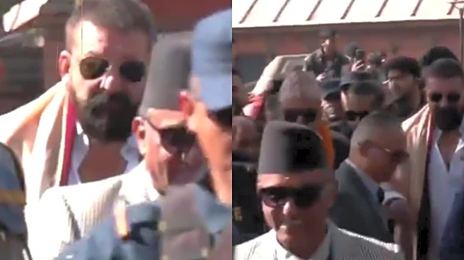 Sanjay Dutt Offers Prayers At Pashupatinath Temple As The Raja Saab Hits Theatres | VIDEO