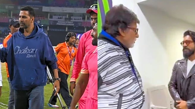 Akshay Kumar Plays With Suriya At ISPL 3, Amitabh Bachchan Chats With Ram Charan