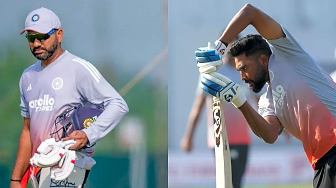 Rohit Sharma Turns Coach During India Nets Session, Offers Batting Tips To...