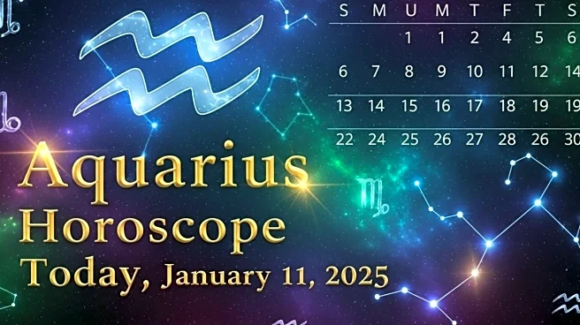 Aquarius Horoscope Today, January 11, 2026