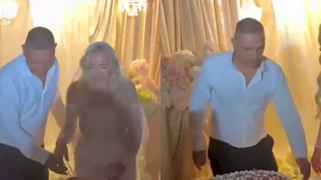 Man Gets Angry, Throws Wedding Cake After Bride Objects To Him Eating It First: ‘They Should Not Marry Each Other’ | Video
