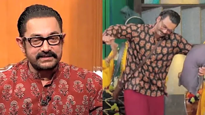 Aamir Khan Reacts To Sunil Grover’s Spot-On Mimicry In BTS Video From Happy Patel  Promotions