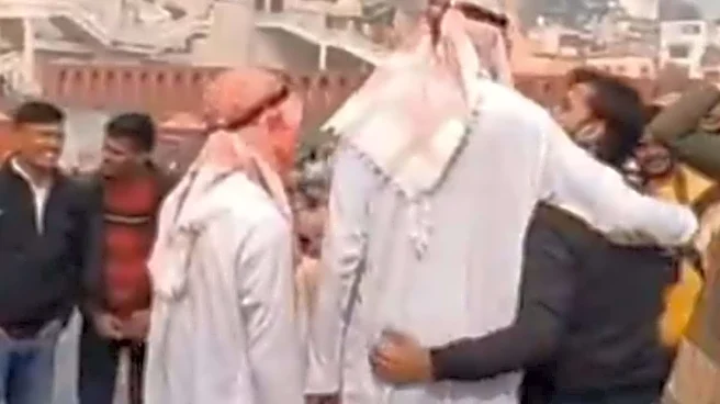 Viral Video Of Men In Arab-Style Robes At Haridwar Ghat Draws Police Attention
