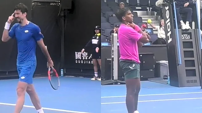 Premature Party, Post-match Pain: Ofner’s Australian Open Blunder Fuels Nishesh's Brutal Comeback | WATCH