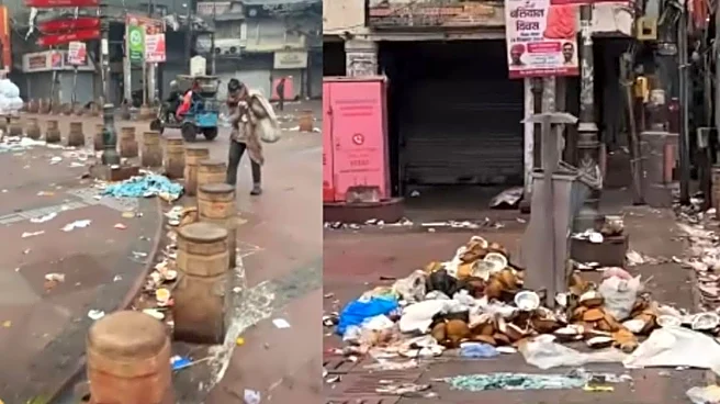 Video From Delhi’s Chandni Chowk Shows Garbage Piled Beside Dustbin: ‘Showpiece Hai’