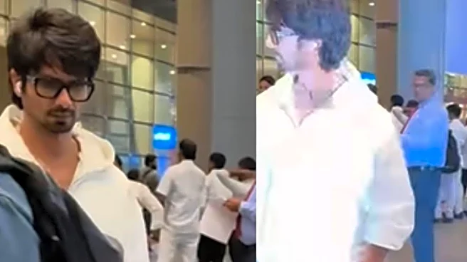 Shahid Kapoor Apologises After Nearly Bumping Into Man At Mumbai Airport | VIDEO
