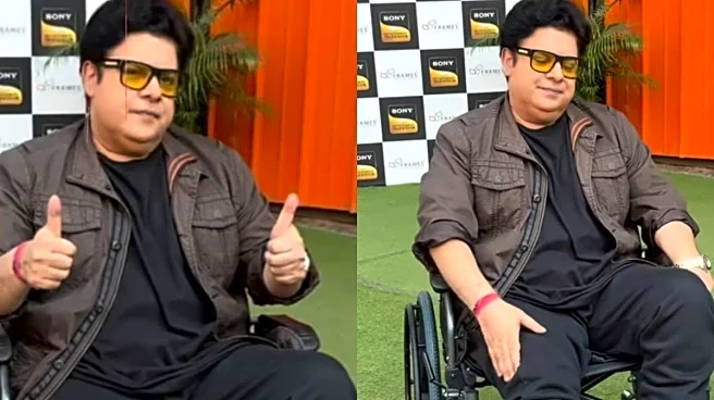 Sajid Khan Spotted In Wheelchair After Accident, Says ‘Ek Tang Mein Surgery Hui Hai’