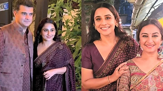 Vidya Balan’s Rs 84K Brown Bandhej Saree Is A Lesson In Heritage Dressing Done Right