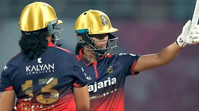 Inside Royal Challengers Bengaluru Vs Gujarat Giants WPL 2026 Match: Big Hits, Turning Points
