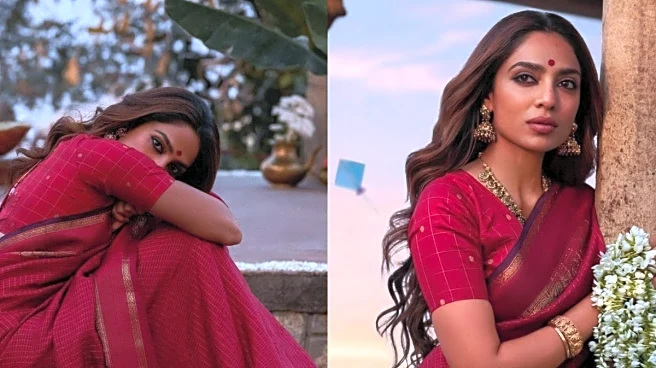 Sobhita Dhulipala Rewrites The Red Saree Narrative With Poise And Restraint