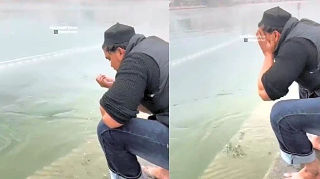 Video Of Youth Washing Hands, Feet In Golden Temple’s Amrit Sarovar Goes Viral; SGPC Condemns Act