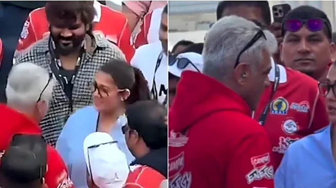 Nayanthara And Vignesh Shivan Meet Ajith Kumar At Dubai Autodrome, Video Goes Viral