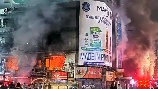 Three Killed, Several Injured As Massive Fire Engulfs Gul Plaza Mall In Pakistan's Karachi