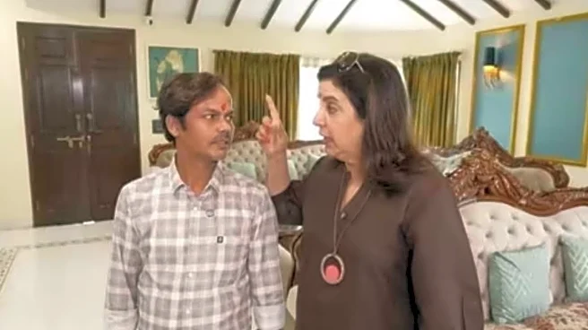 Farah Khan Reacts In Shock As Cook Dilip Says He Uses Her BMW For Travel