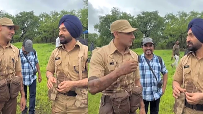 Ahan Shetty Had The ‘Best Time’ Shooting Border 2 With Diljit Dosanjh