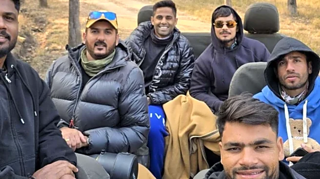 Watch: India Stars SKY, Sanju, Ishan, Rinku & Bishnoi Spotted At Pench Tiger Reserve