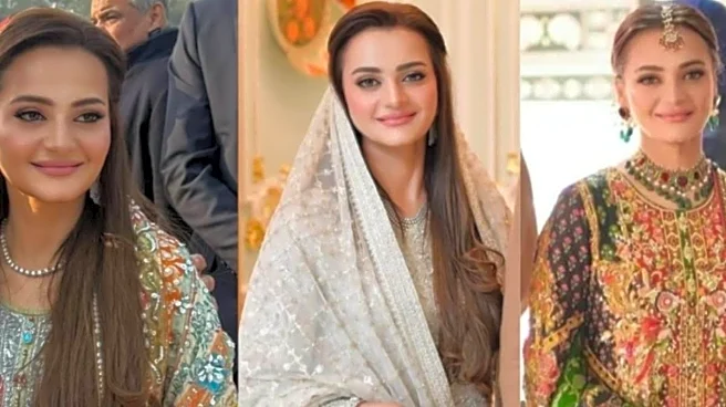 Pakistan Minister Marriyum Aurangzeb’s Stunning Glow-Up at Nawaz Sharif Grandson’s Wedding Shocks Internet