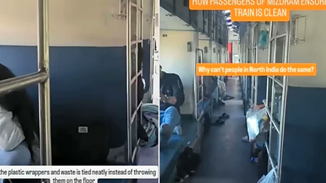 Aizawl-Guwahati Train Passengers Pack Trash In Bags, Keep Coaches Spotless: ‘Seriously, Northeast Is Way Ahead’