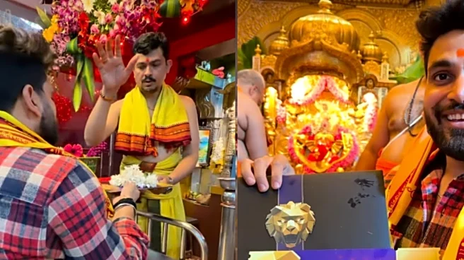 Shiv Thakare Joins Reality Show The 50, Seeks Blessings At Siddhivinayak