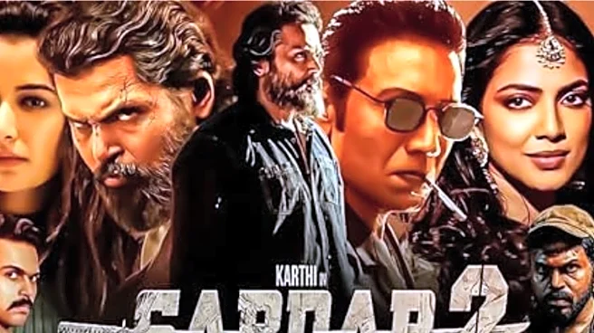 Sardar 2 Update: Karthi, Malavika Mohanan Pull Off Intense Mid-Air Fight Scene