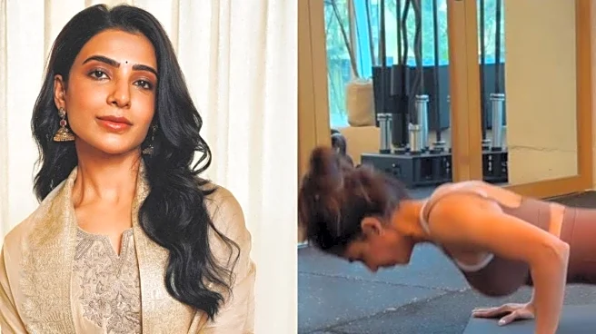 Samantha Ruth Prabhu’s Push-Up Challenge Is A Lesson In Strength And Focus
