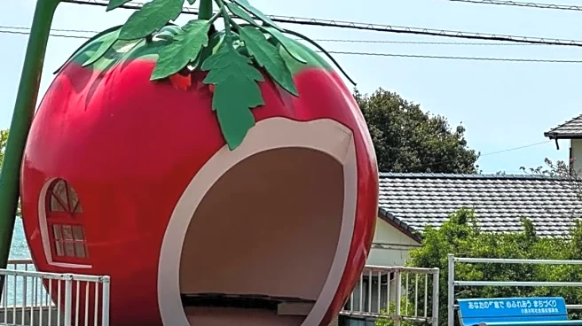 Once Destroyed By An Atom Bomb, This Town Is Now Stealing The Spotlight For Its Fruit-Shaped Bus Stops