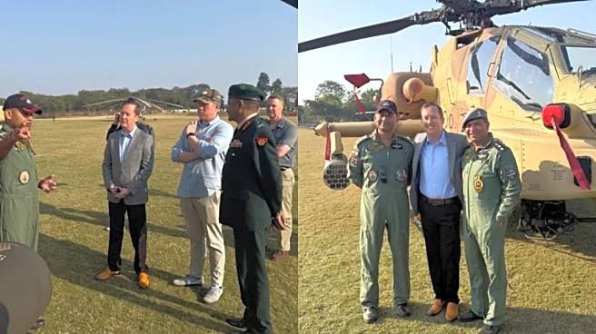 ‘Powerful Symbol Of Defence Ties’: US Envoy Sergio Gor, Army Secy Driscoll Pose With AH-64E Apache