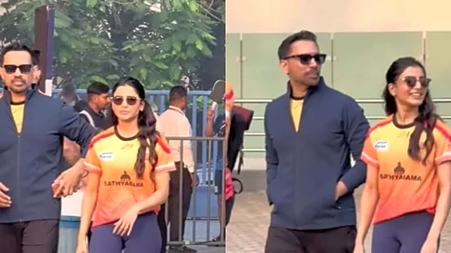 Samantha Ruth Prabhu And Raj Nidimoru Turn Heads At Pickleball Tournament, Video Goes Viral