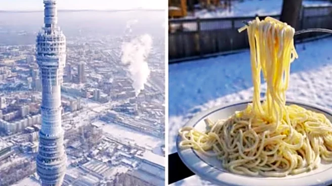 Viral ‘Pasta Experiment’ Reveals Just How Dangerous The US Cold Wave Is | WATCH
