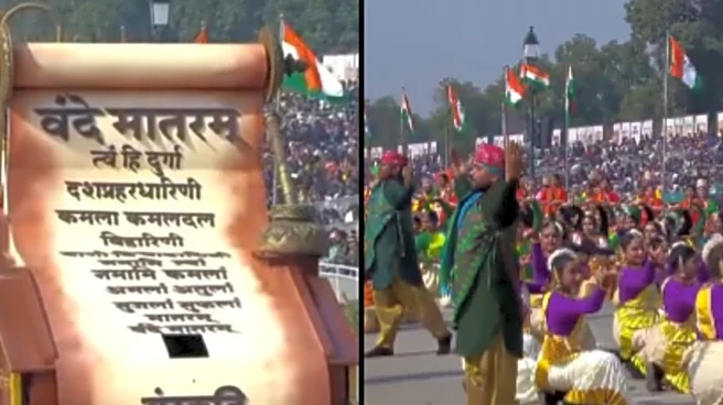 Spectacular Tableau, Pan-India Dance: Tribute To Vande Mataram At Republic Day Parade