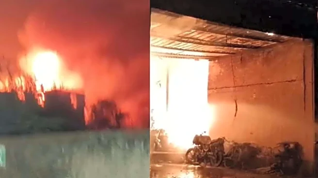 Seven Killed As Massive Fire Engulfs Twin Godowns In Bengal; Many Feared Trapped
