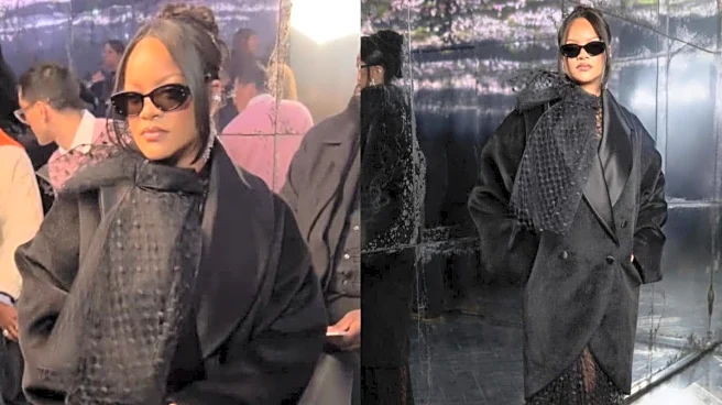 Rihanna Makes A Stealth Entrance At Dior’s Spring 2026 Haute Couture Show