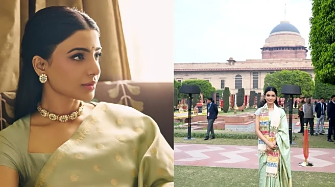 Samantha Ruth Prabhu’s Pistachio Green Saree At Rashtrapati Bhavan Is A Lesson In Timeless Republic Day Style