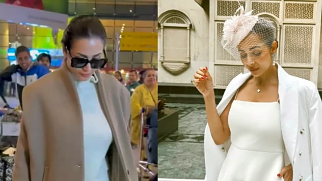 How Malaika Arora Made A Simple Sweater-And-Jeans Look Ultra Chic