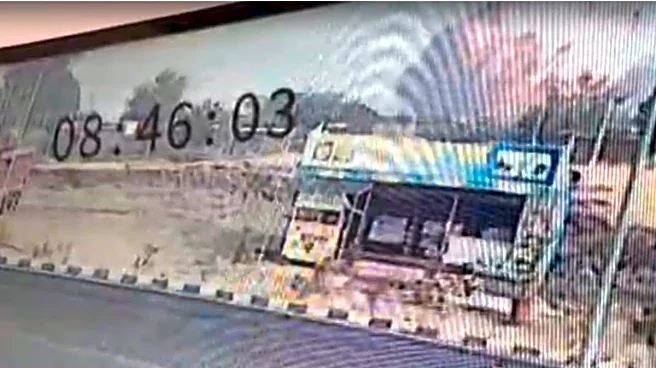 A Fatal Descent, Then Fire And Smoke: CCTV Captures Ajit Pawar’s Plane Crash In Baramati