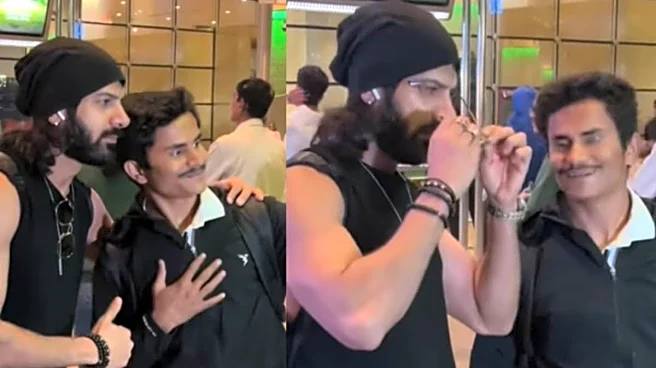 Karan Veer Mehra Wears Sunglasses Before Fan Selfie At Airport: ‘Photo Achi Aani Chahiye’