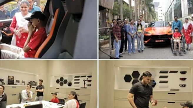 11-Year-Old Fighting Cancer Wanted To Sit In A Lamborghini, What Followed Was The ‘Best Day Of His Life’