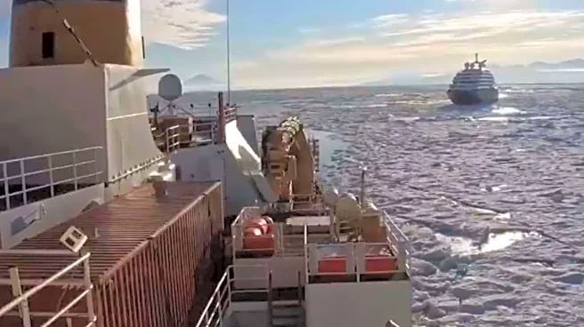 US Coast Guard Rescues Scenic Cruise Ship Trapped In Antarctic Ice | Video