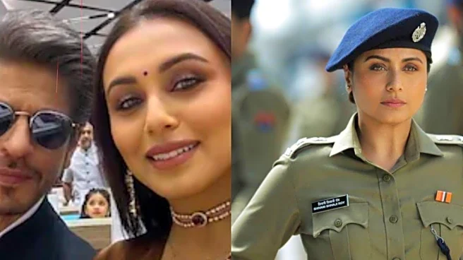 Shah Rukh Khan Calls Rani Mukerji 'Feisty And Compassionate' As Mardaani 3 Hits Theatres